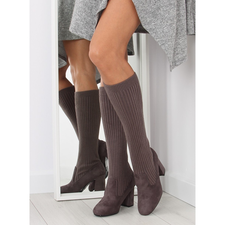 Gris Chaussettes gris C86P gris 1