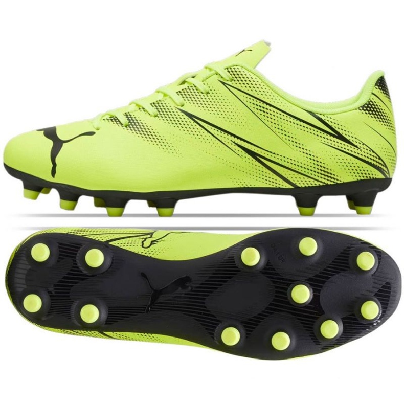 Chaussures Puma Attacanto FG/AG M 107477 07 vert 1 Chaussures Puma Attacanto FG/AG M 107477 07 vert 1