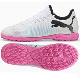 Chaussures Puma Future 7 Play Tt Jr 107737 01 blanche 1