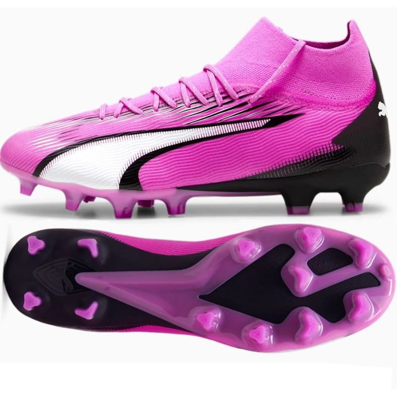 Chaussures Puma Ultra Pro FG/AG M 107750 01 rose 1 Chaussures Puma Ultra Pro FG/AG M 107750 01 rose 1