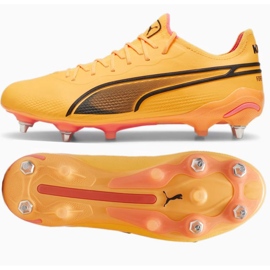 Chaussures Puma King Ultimate MxSG 107562 04 orange 1