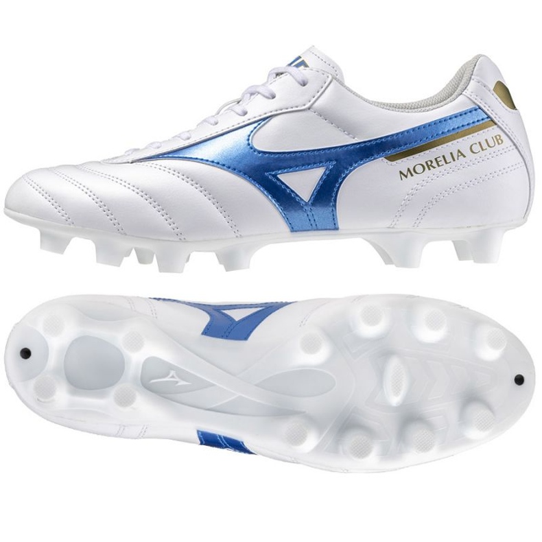 Chaussures Mizuno Morelia Ii Club Fg M P1GA241625 blanche 1