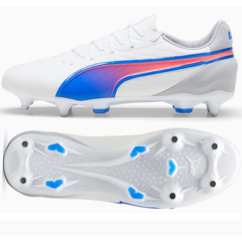 Chaussures Puma King Match MxSG 107875-02 blanc 1