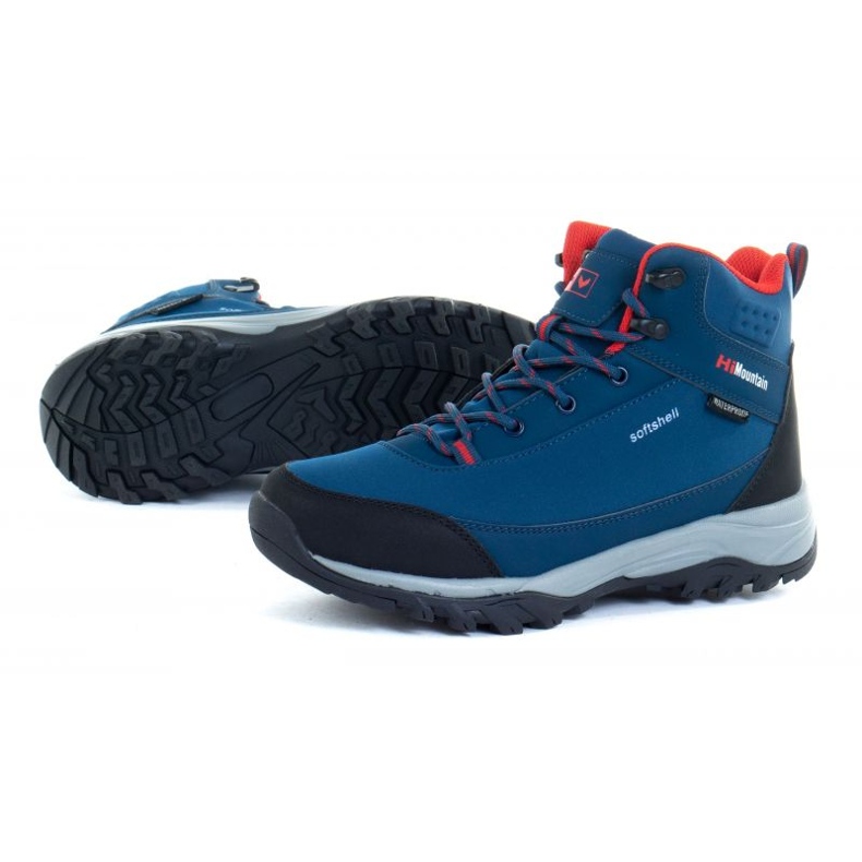 Hi Mountain Chaussures HiMountain CSD-03, bleu marine le noir 1