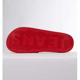 Tongs Tommy Hilfiger Pool Slide Ess EM0EM01191 Xnl rouge 4