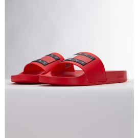 Tongs Tommy Hilfiger Pool Slide Ess EM0EM01191 Xnl rouge 5