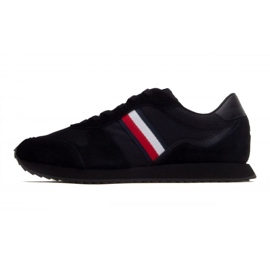 Chaussures Tommy Hilfiger Runner Evo Mix M FM0FM04699 Bds le noir 1