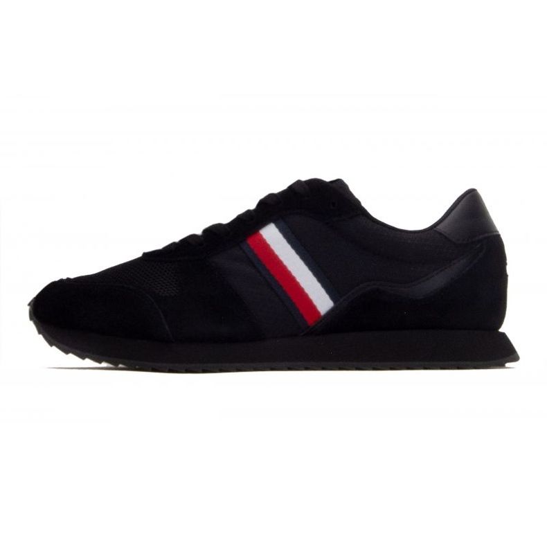 Chaussures Tommy Hilfiger Runner Evo Mix M FM0FM04699 Bds le noir 1
