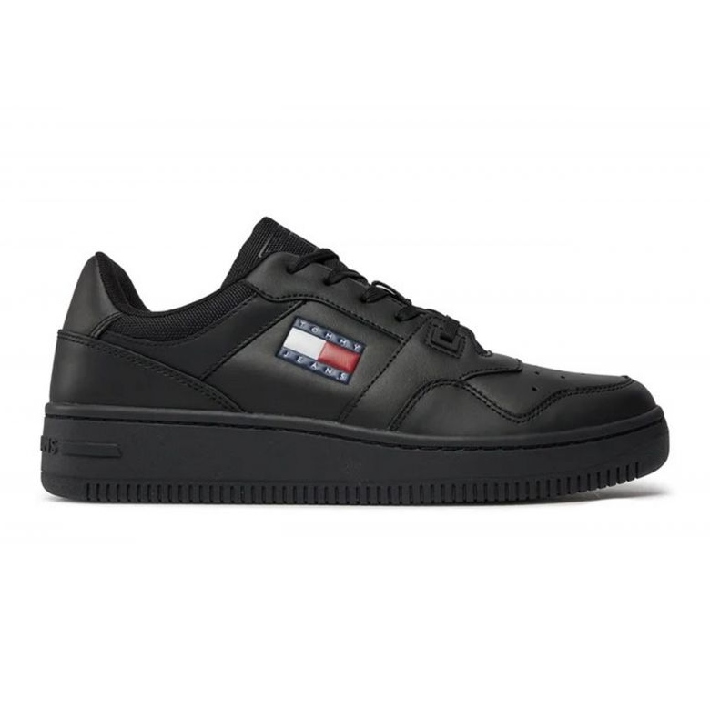 Chaussures Tommy Hilfiger Retro Basket Ess EM0EM01395BDS noir 1