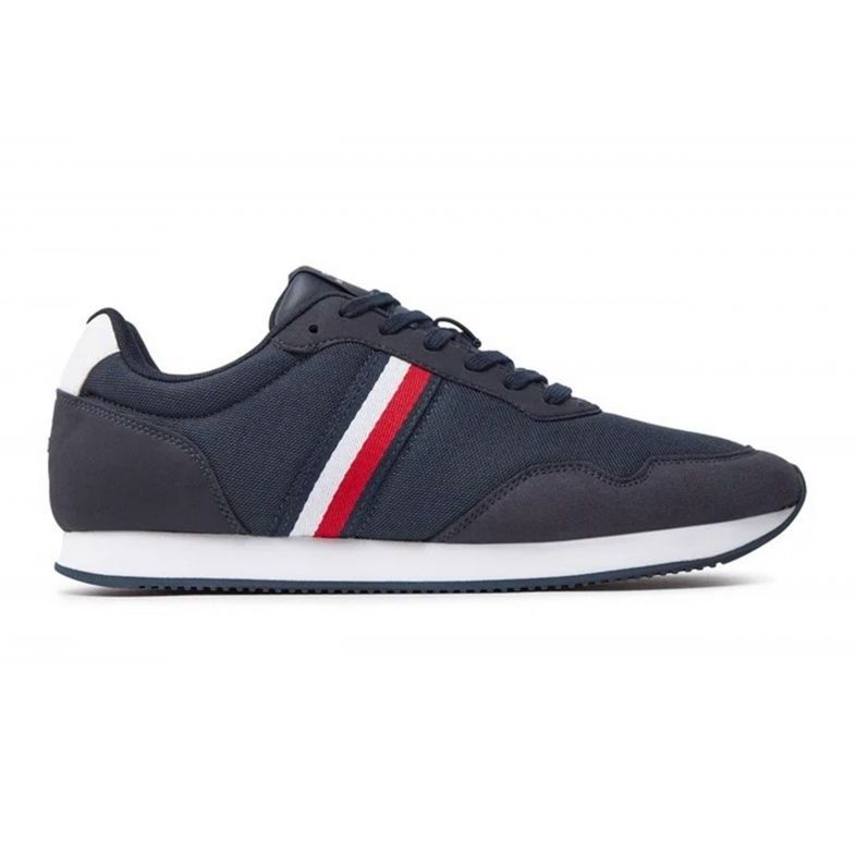 Chaussures Tommy Hilfiger Lo Runner Mix M FM0FM04958DW5 le noir 1