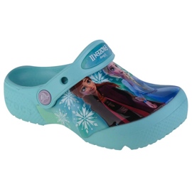 Sabots Crocs Fl Disney Frozen Ii T Clog Jr 206804-4O9 bleu 4