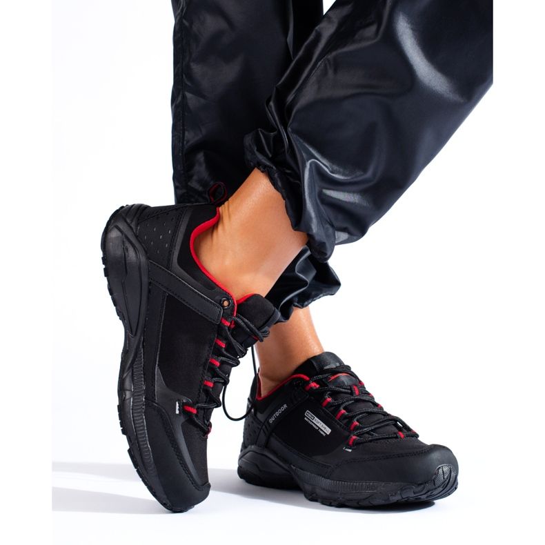 Chaussures de trekking femme SOFTSHELL Outdoor DK 1096 noir le noir 1