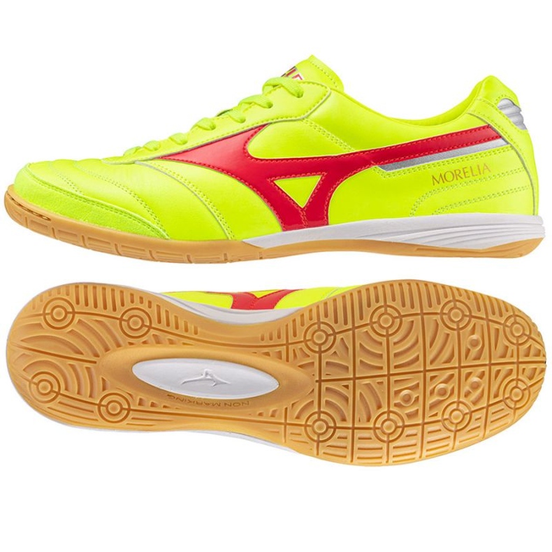 Chaussures Mizuno Morelia Sala Elite en M Q1GA240145 jaune 1