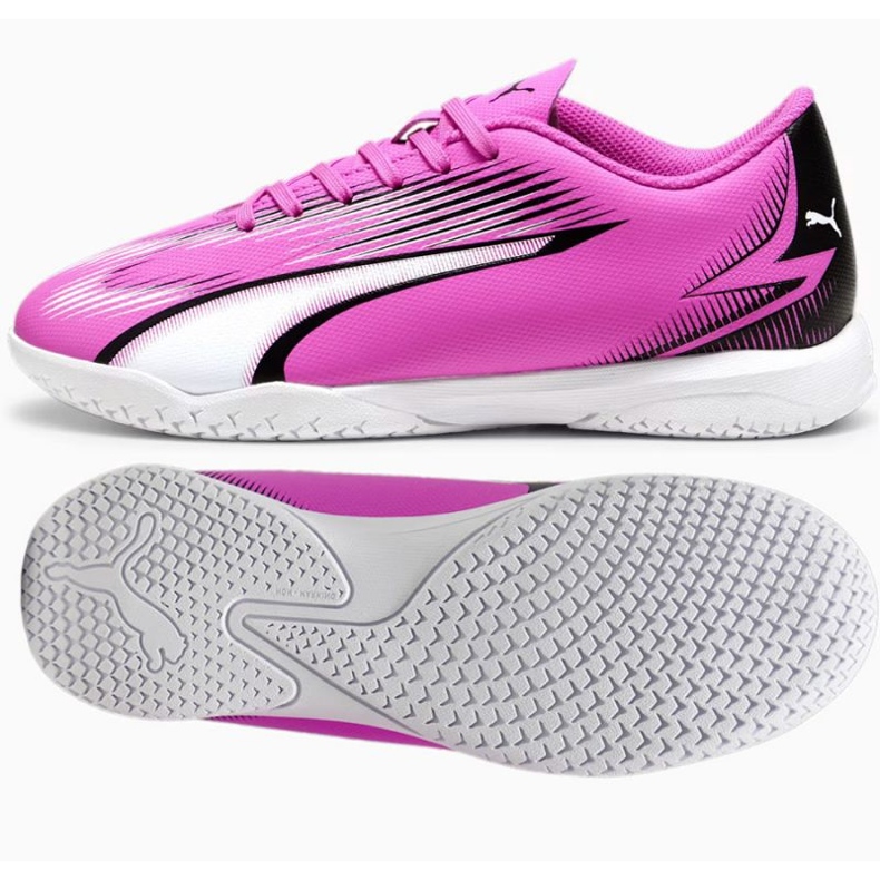 Chaussures Puma Ultra Play It Jr 107780 01 rose 1