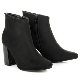 Vices Bottines noires sur un poteau le noir 5