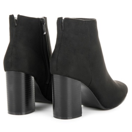 Vices Bottines noires sur un poteau le noir 4