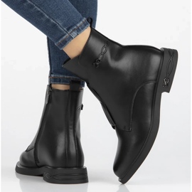 Filippo DBT6527/24 Bk bottes en cuir, noir le noir 4