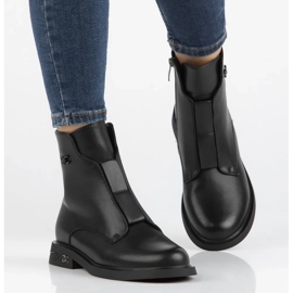 Filippo DBT6527/24 Bk bottes en cuir, noir le noir 6