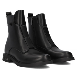 Filippo DBT6527/24 Bk bottes en cuir, noir le noir 8