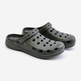 Tongs pour hommes, sandales pour jardin et piscine, vert foncé 2