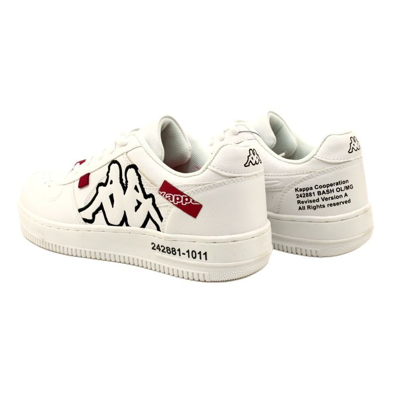 Kappa Bash Ol chaussures de sport 242881 1011 blanche 4