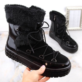 Filippo W PAW475A bottes plateforme isolées en cuir, noir le noir 2
