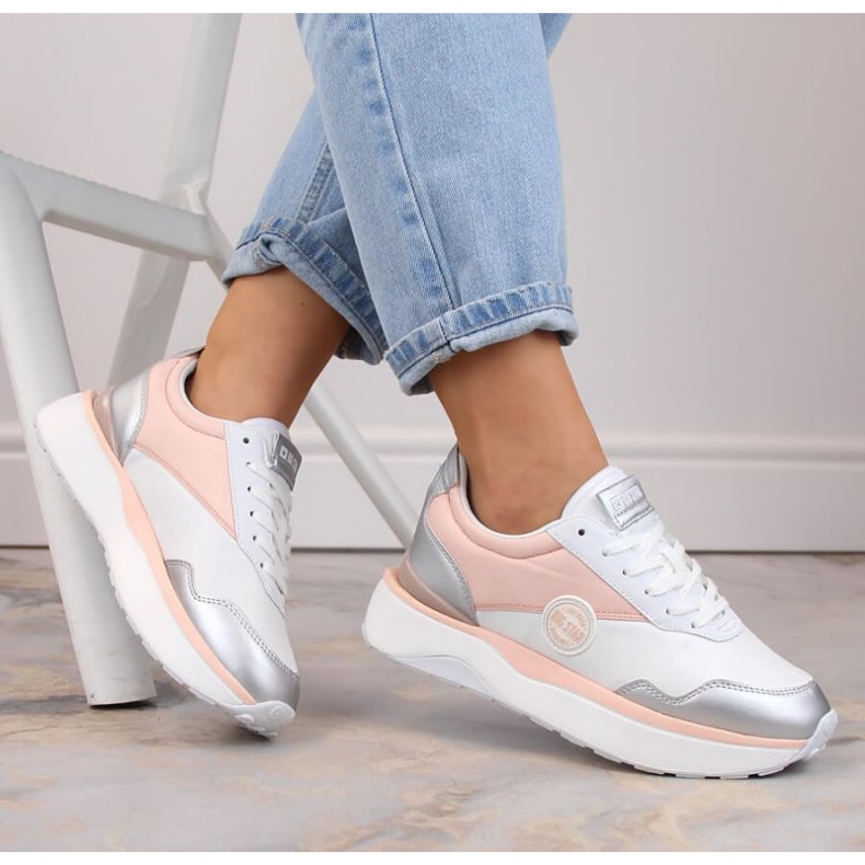 Chaussures Big Star W JJ274A015 INT1938B blanc 1