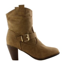 Bottines subtiles 3133-12A Kaki 3