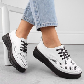 Chaussures ajourées Artiker W 54C1708 HBH70B blanche 2