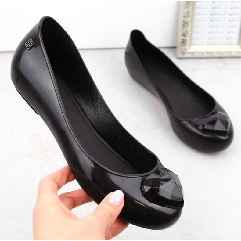 Ballerines parfumées confortables Zaxy W INT2007B, noir le noir 2