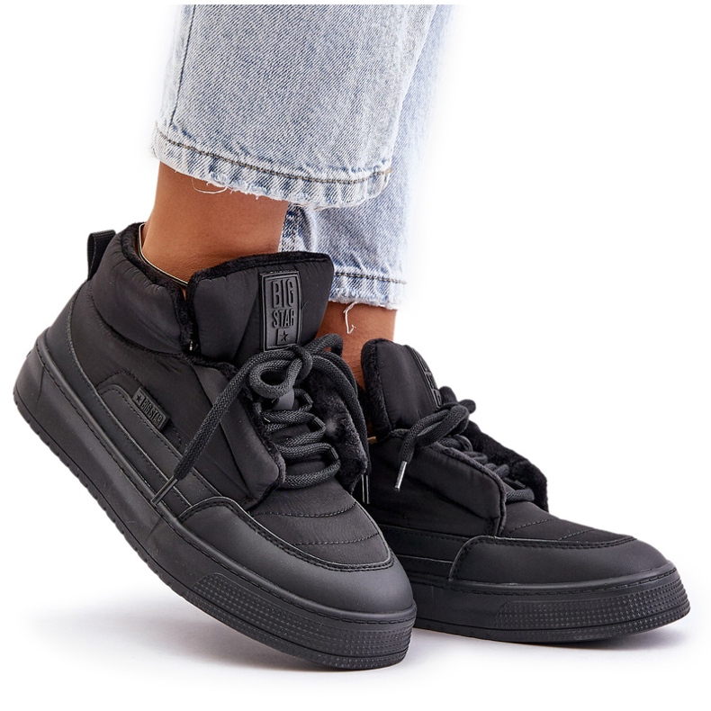 Baskets isolées Big Star pour femmes OO274A530 Noir le noir 4