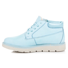 Vices Bottes sur la plate-forme bleu 4