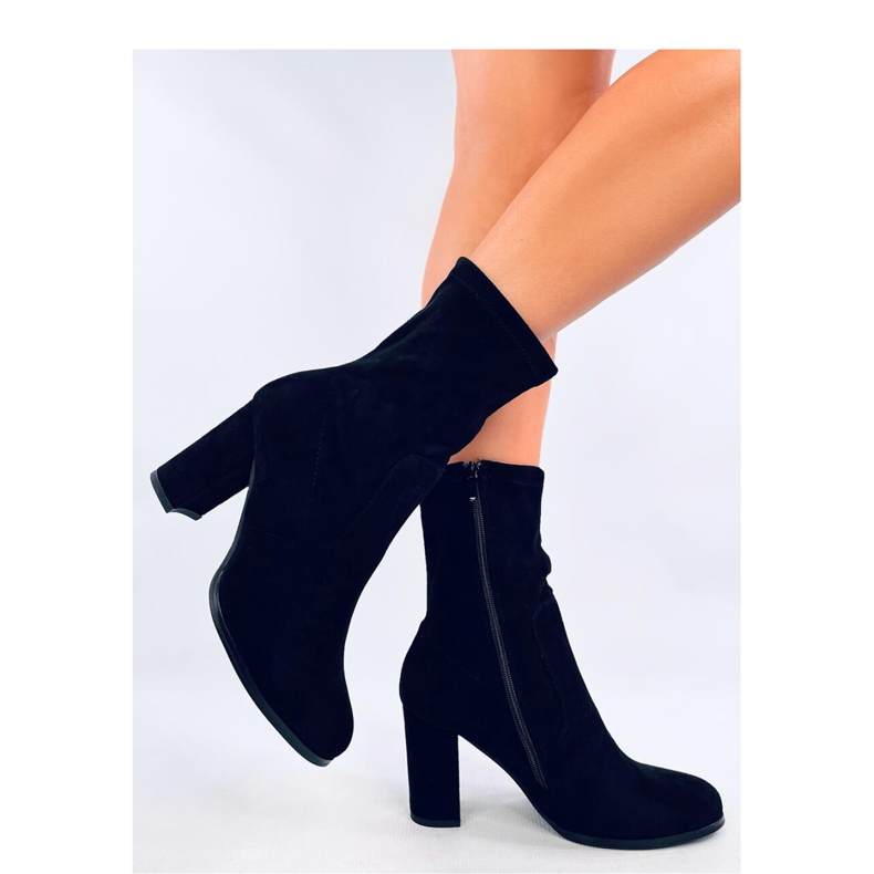 Poulter Bottines en daim noir - Inello 1