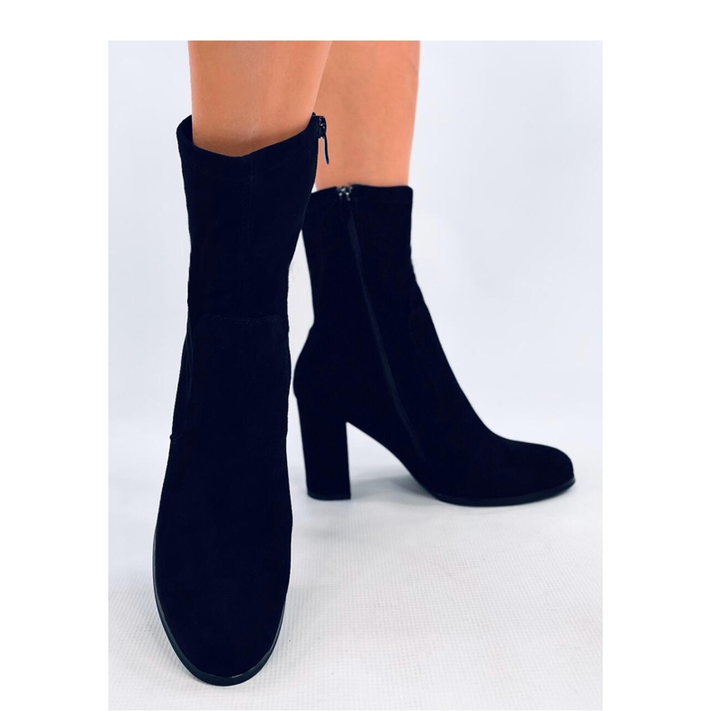 Poulter Bottines en daim noir - Inello le noir 2