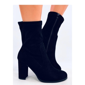 Poulter Bottines en daim noir - Inello le noir 3