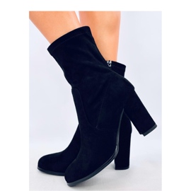 Poulter Bottines en daim noir - Inello le noir 4