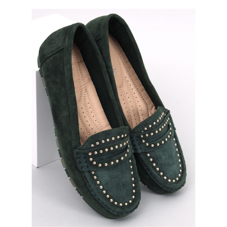 Mocassins femme Deys Green - Inello vert 1