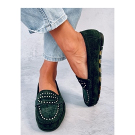 Mocassins femme Deys Green - Inello vert 2