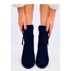 Minnai Bottines en daim noir - Inello le noir 4