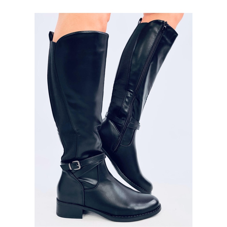 Bottines à tige élastique Lappen Noir - Inello le noir 1