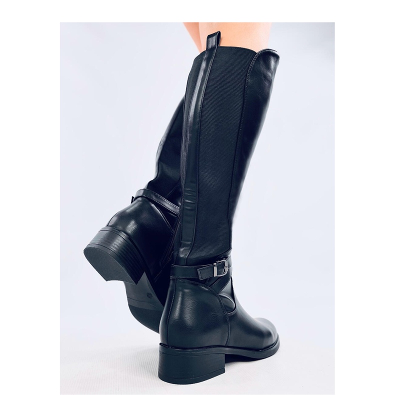 Bottines à tige élastique Lappen Noir - Inello le noir 2