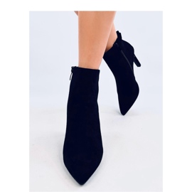 Mariah Bottines à talons hauts en daim noir - Inello 2