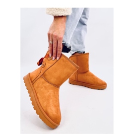 Bottes de neige Emus avec nœuds Camel brun 3