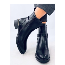 Bottines grain femme noires 2