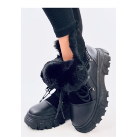 Bottes de neige pour femmes noires le noir 2