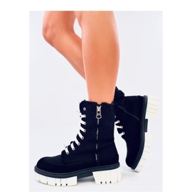 Bottines en toile avec protecteur noir le noir 2