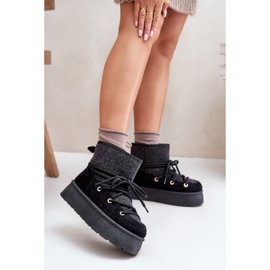 Bottes de neige Modèle HY868 Noir 1