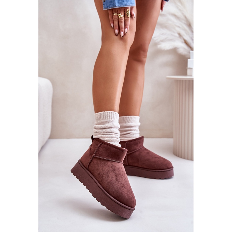 Bottes de neige Modèle 20216-4H Marron Foncé brun 1 Bottes de neige Modèle 20216-4H Marron Foncé brun 1