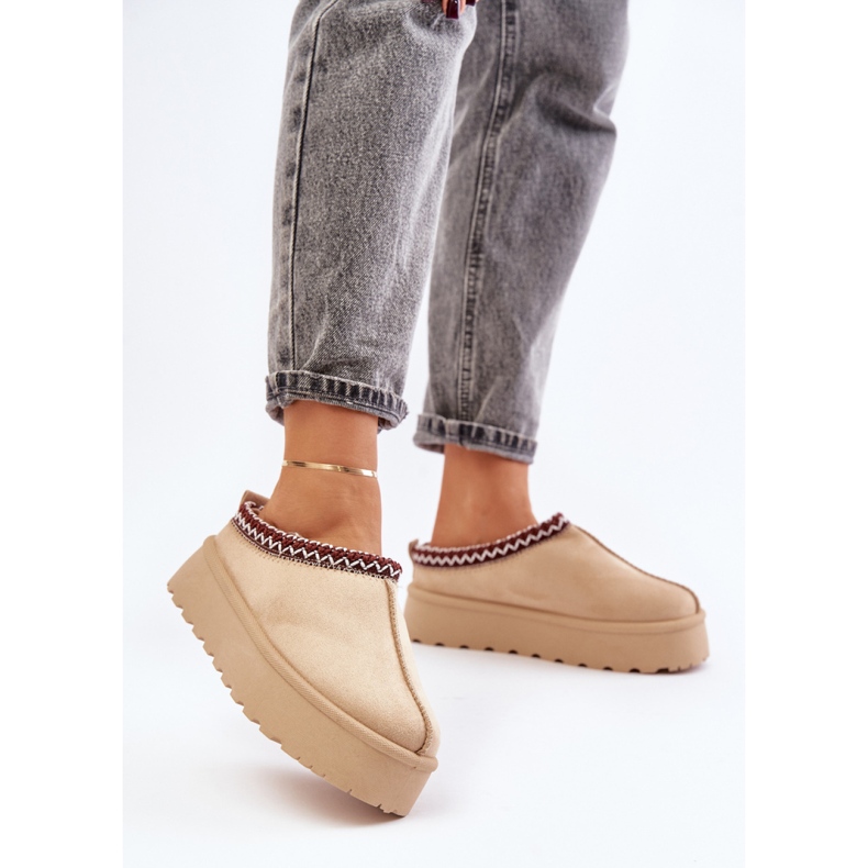 Bottes de neige Modèle VL242P Beige Foncé 1