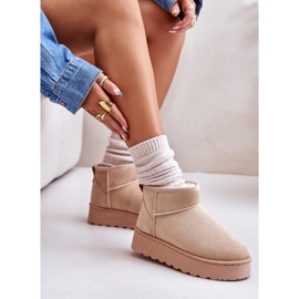 Bottes de neige Modèle 20216-4C Beige 2